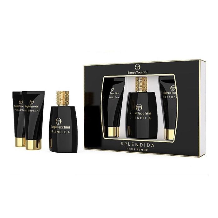 Sergio Tacchini Splendida Eau de Parfum para Mujer 100 ml + Loción Corporal 100 ml + Gel de Baño 100 ml Sergio Tacchini Splendida Eau de Parfum para Mujer 100 ml + Loción Corporal 100 ml + Gel de Baño 100 ml