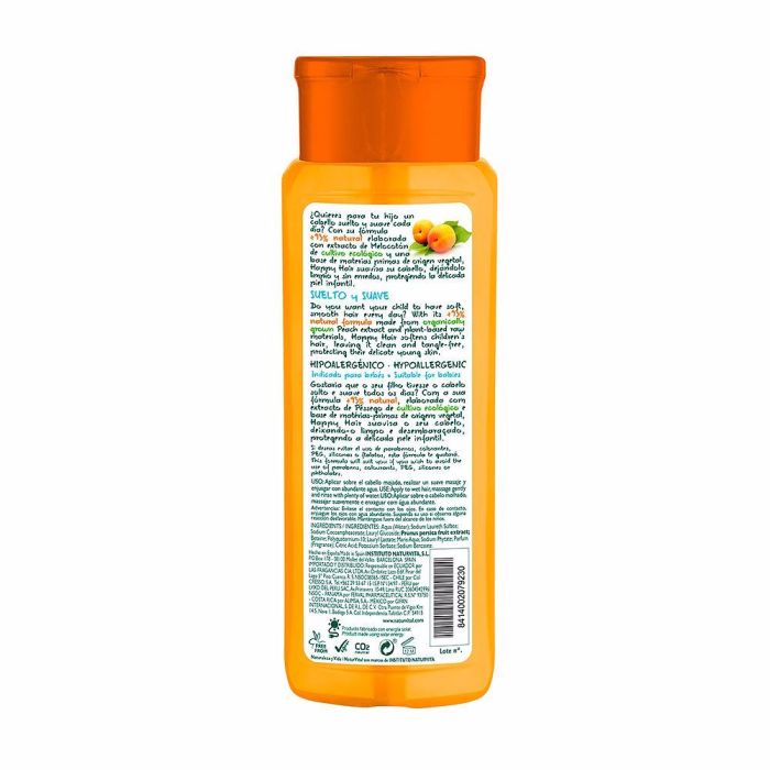 Natur Vital Champú HAPPY KIDS Infantil 300 ml - Suave Cuidado para Cabello y Piel Sensible de Niños