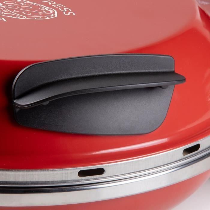 Horno de pizza - DOMO - DO9284PZ - Eléctrico 1200W - Piedra cerámica - Rojo 4 Horno de pizza - DOMO - DO9284PZ - Eléctrico 1200W - Piedra cerámica - Rojo 4