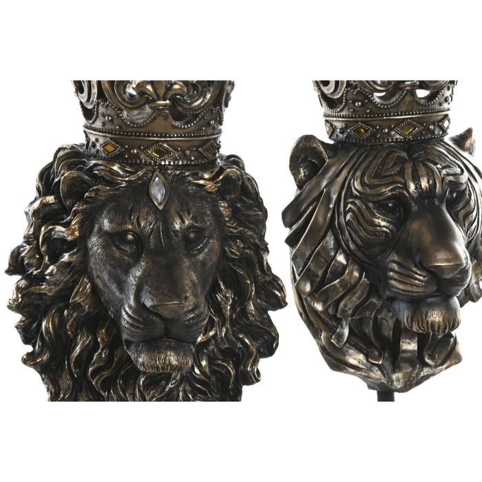 Figura Colonial DKD Home Decor Marron Oscuro 18 x 44 x 21 cm (2 Unidades) 3 Figura Colonial DKD Home Decor Marron Oscuro 18 x 44 x 21 cm (2 Unidades) 3