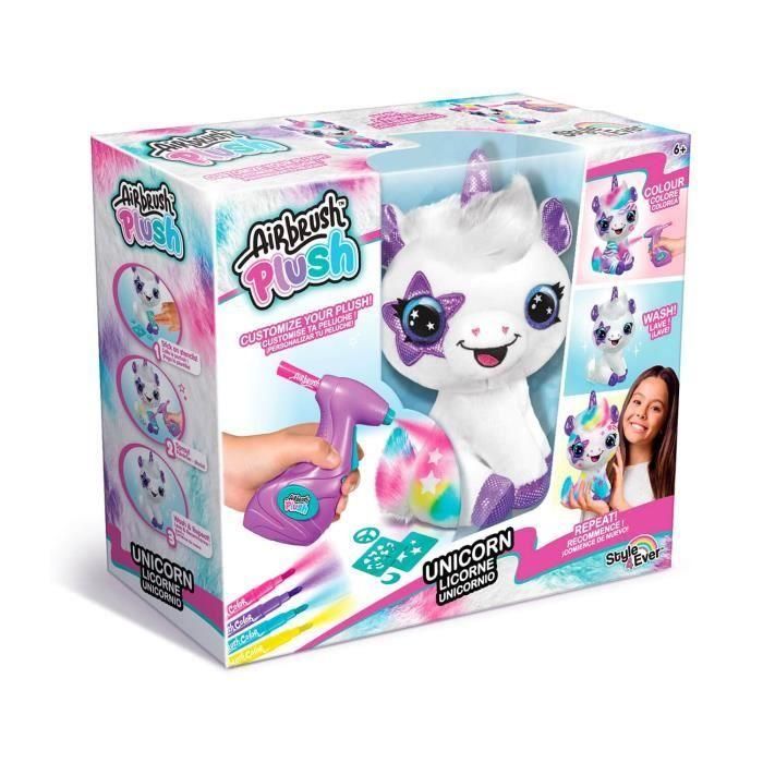 CANAL TOYS - Style 4 ever - Mi unicornio de peluche para personalizar - Peluche Spray Art - OFG 228 4 CANAL TOYS - Style 4 ever - Mi unicornio de peluche para personalizar - Peluche Spray Art - OFG 228 4
