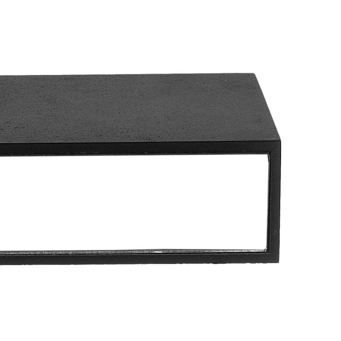 Dos Estantes Espejo 30Cm Negro Giftdecor (4 Unidades) 2 Dos Estantes Espejo 30Cm Negro Giftdecor (4 Unidades) 2