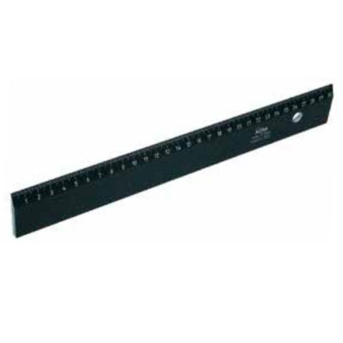 ACHA Regla de Bisel de Aluminio Negra de 1000x40x5 mm