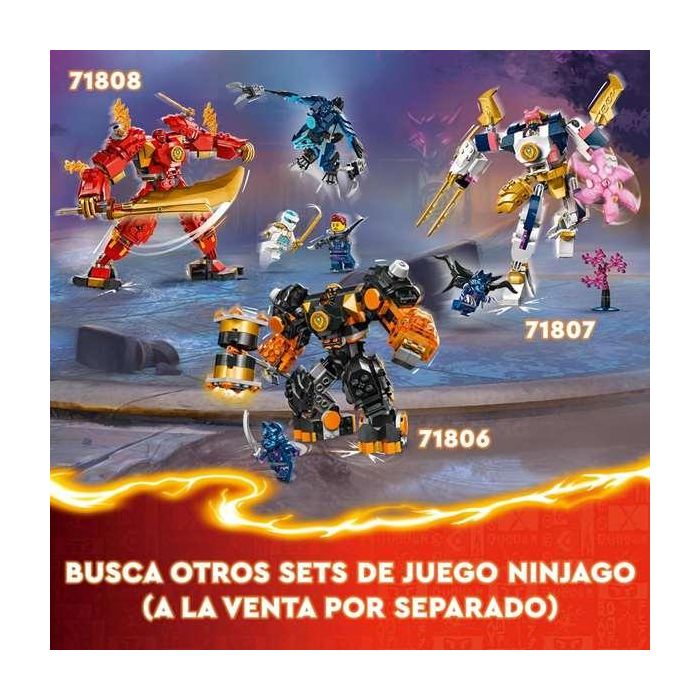 Juego de construccion meca elemental de la tierra de cole lego ninjago 20