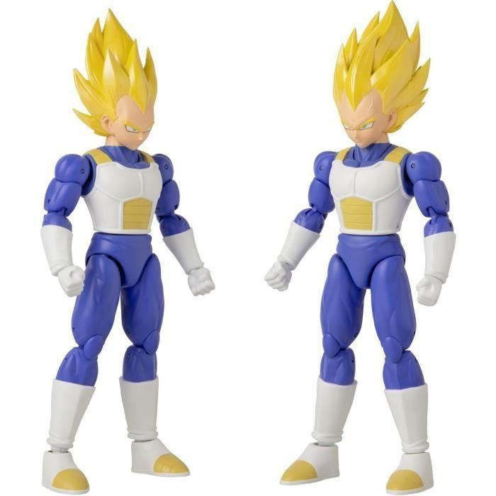 Bandai Dragon Ball Super Figura Super Saiyan Vegeta Dragon Stars 17 cm Articulada con 16 Puntos 3