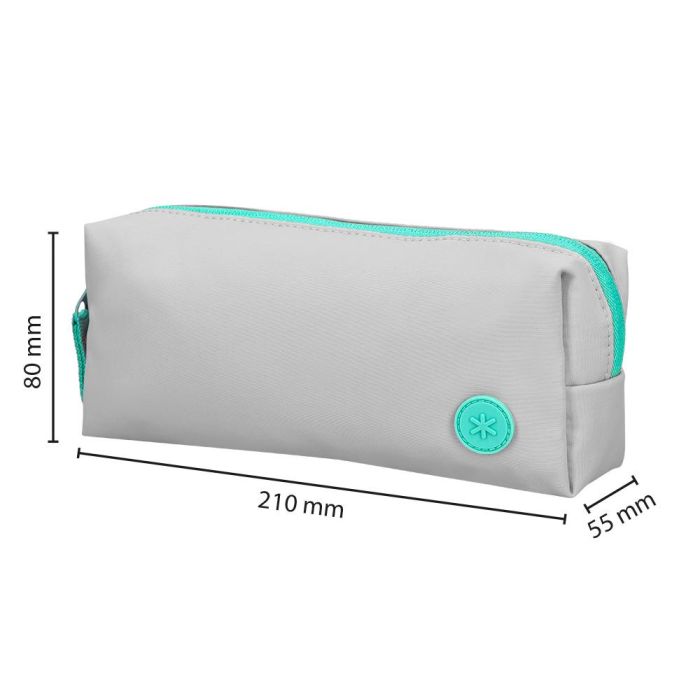 Estuche Portatodo Antartik 1 Compartimento Compañero De Mochila Teens Gris 80 X 55 X 210 mm 1