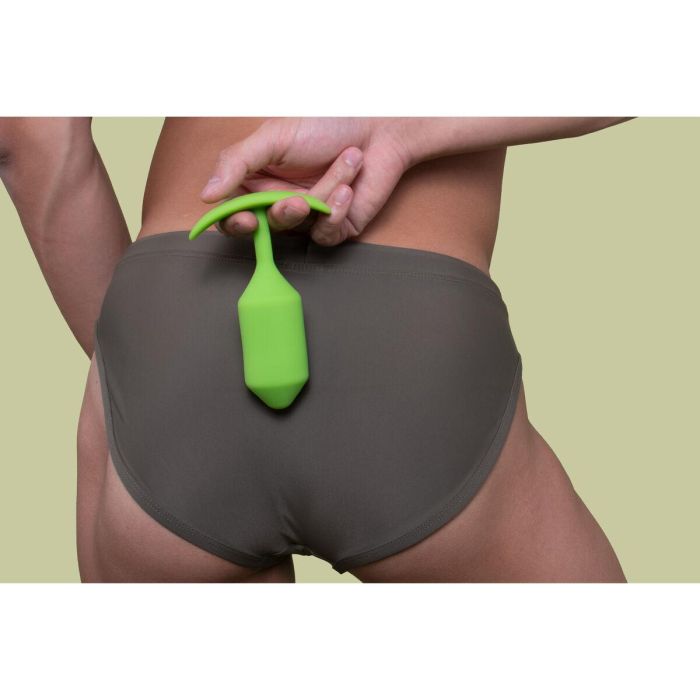 Plug Anal B-Vibe 3 Verde Lima 4 Plug Anal B-Vibe 3 Verde Lima 4