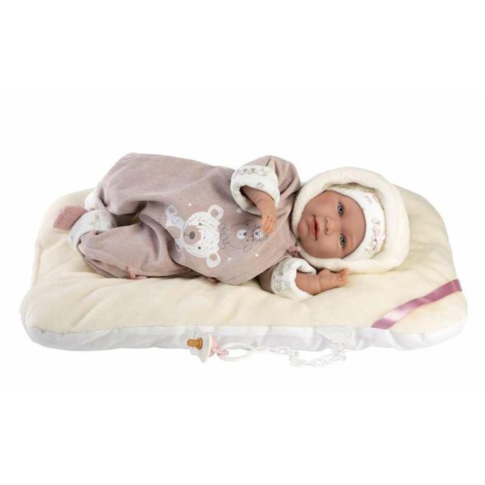 Muñeca lala llorona con buzo ositos 42cm cuerpo tela 3 Muñeca lala llorona con buzo ositos 42cm cuerpo tela 3