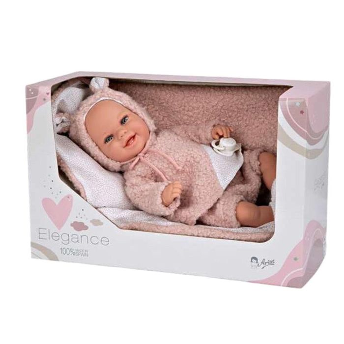 Muñeca elegance babyto rosa con manta (muñeca de peso) 35 cm cuerpo blando 6 Muñeca elegance babyto rosa con manta (muñeca de peso) 35 cm cuerpo blando 6