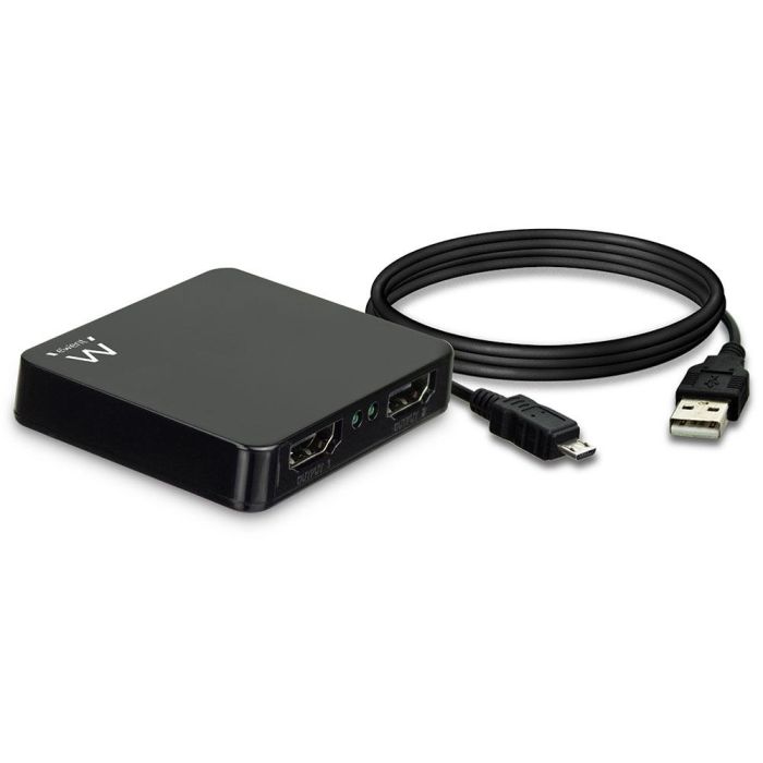 Ewent EW3720 Splitter 4K HDMI 1x2 Divisor para 2 Televisores con Soporte 3D y Audio HD, Plug and Play 1