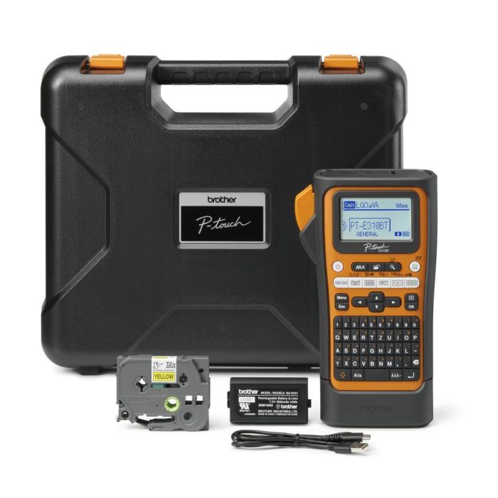 BROTHER Rotuladora electronica portatil para instaladores profesionales 1 BROTHER Rotuladora electronica portatil para instaladores profesionales 1