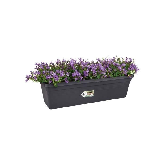 ELHO Balconniere Green Basics 40 - Exterior y balcón - L 16.5 x W 39 x H 13.7 cm - Vida negra 2 ELHO Balconniere Green Basics 40 - Exterior y balcón - L 16.5 x W 39 x H 13.7 cm - Vida negra 2