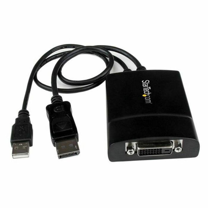 Adaptador DisplayPort a DVI Startech DP2DVID2 Negro