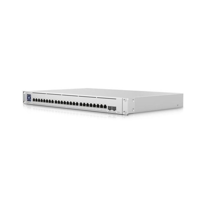 Ubiquiti USW Enterprise XG 24 Switch Gestionable Layer 3 con 24 Puertos 10GbE RJ45, 2 Puertos 25G SFP28, 580 Gbps, UniFi Network 4