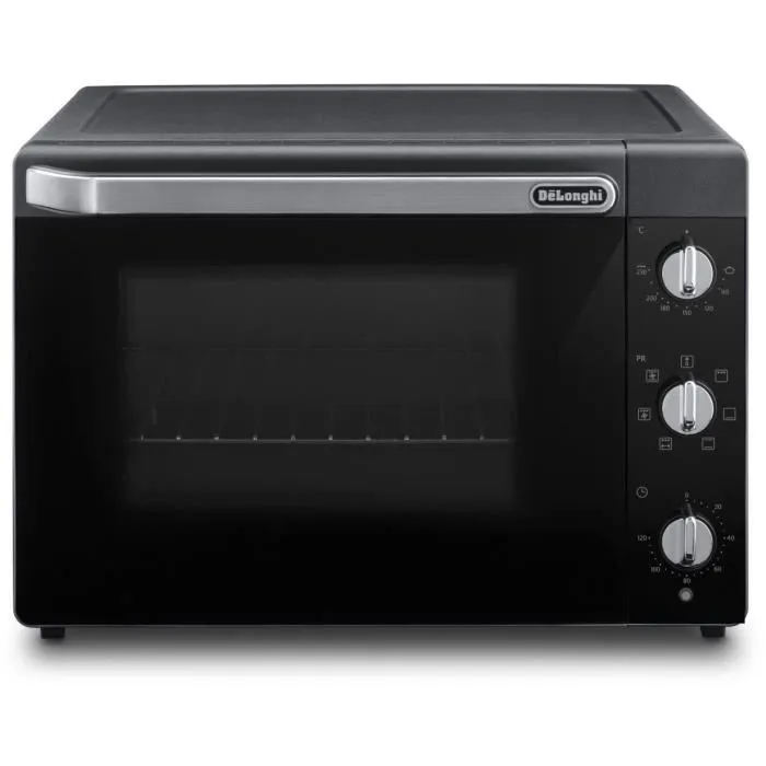 Delonghi Minihorno EO40123.S con Ventilador, Rostizador, 40L, 2000W, Negro 5