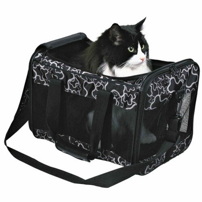 Bolso para Mascotas Trixie Adrina Negro Poliéster 26 × 27 × 42 CM 7