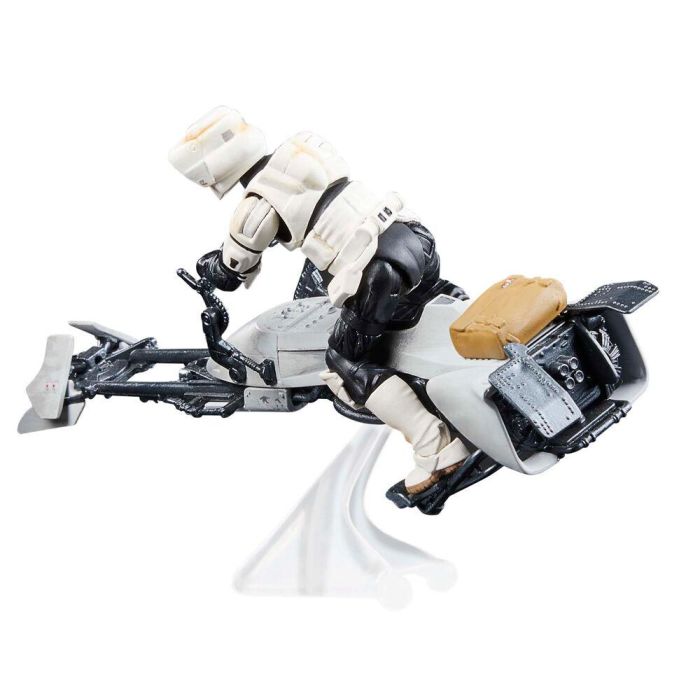 Figura Speeder Bike Scout Trooper & Grogu the Mandalorian Star Wars 9cm 2