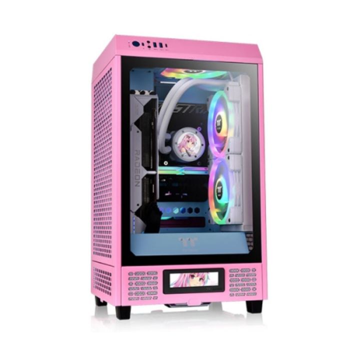 Caja Semitorre ATX THERMALTAKE THE TOWER 200 Rosa 1