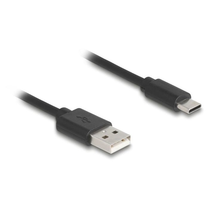 DeLOCK Cable USB 2.0 Tipo-A macho a USB Tipo-C en espiral 1 DeLOCK Cable USB 2.0 Tipo-A macho a USB Tipo-C en espiral 1