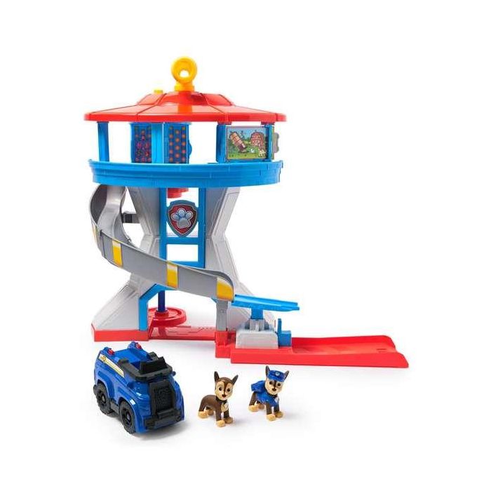 Centro de mando torre de control paw patrol. incluye 2 cachorros y cartgas de misión. 50 cm 3