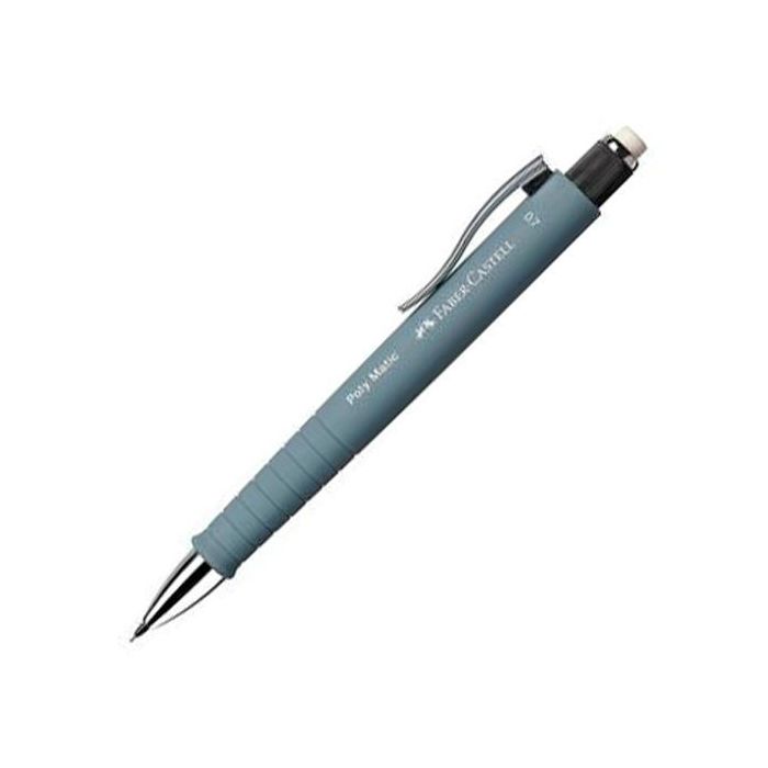 Faber Castell Portaminas Poly Matic 0,7 mm Gris - Estuche de 5 Unidades (5 Unidades)