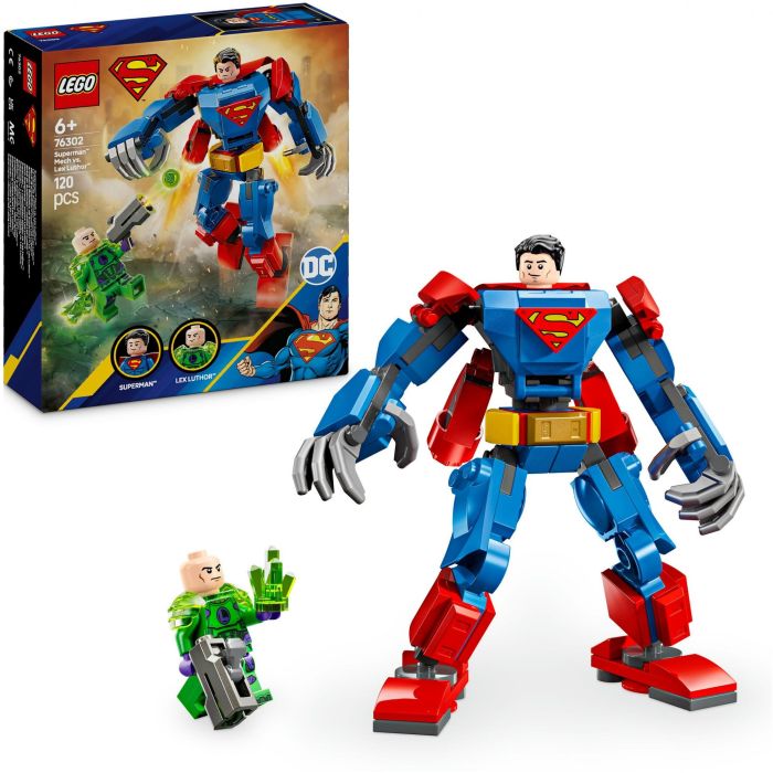Lego Juego de Construcción Armadura Robótica de Superman vs. Lex Luthor. Set Temático Marvel para Niños +6 Años 12 Lego Juego de Construcción Armadura Robótica de Superman vs. Lex Luthor. Set Temático Marvel para Niños +6 Años 12