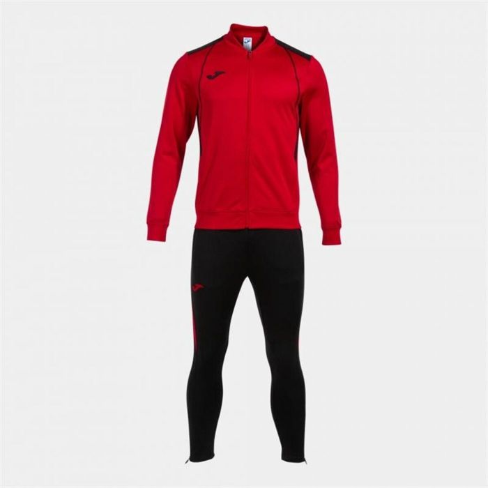 Chándal para Adultos Joma Sport Championship VII Negro Rojo Infantil Hombre