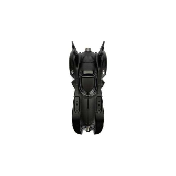 Coche metal batmóvil 1989, incluye figura batman de metal 7 cm escala 1:24 30x15x11 cm 20