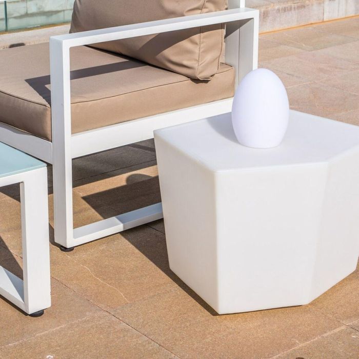 Mesa auxiliar Penta Blanco Polietileno 40 x 33 x 38,5 cm 4