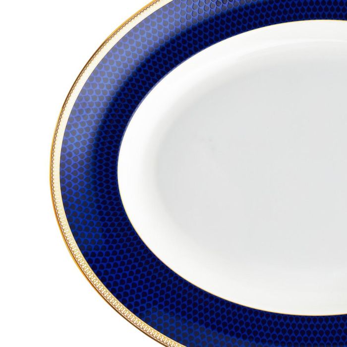 Wedgwood Bandeja Oval Hibiscus Blue 35 cm 4