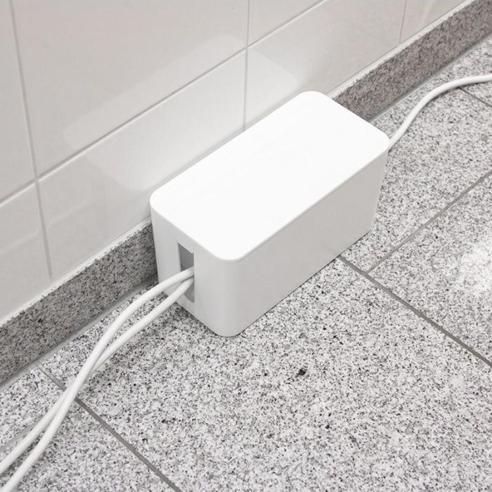 LogiLink KAB0061 Caja de Gestión de Cables Pequeña Plástico Blanco 235x115x120mm 3