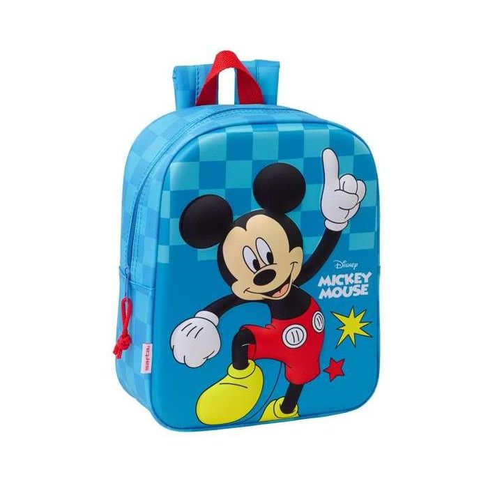 Safta Mochila Guarderia 3D Mickey Mouse 3D 22x27x10 cm