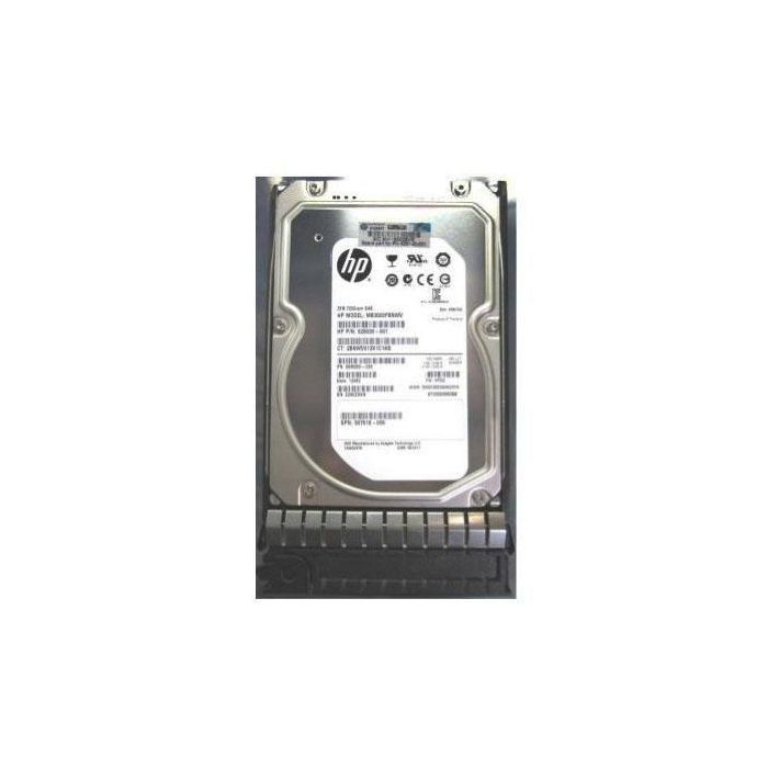 Hewlett Packard Enterprise 3TB hot-plug SAS hard drive - 7,200 RPM, 6Gb/sec transfer rate, 3.5-inch large form factor (LFF), Dual-Port, Midline Hewlett Packard Enterprise 3TB hot-plug SAS hard drive - 7,200 RPM, 6Gb/sec transfer rate, 3.5-inch large form factor (LFF), Dual-Port, Midline
