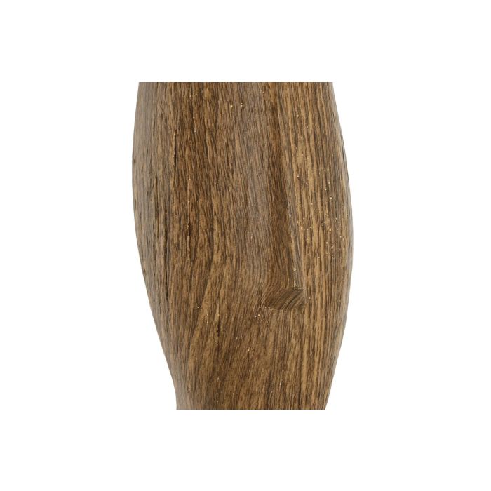 DKD Home Decor Figura Colonial Marron Blanco Resina 8.5 x 37.5 x 8.5 cm (2 Unidades) 1