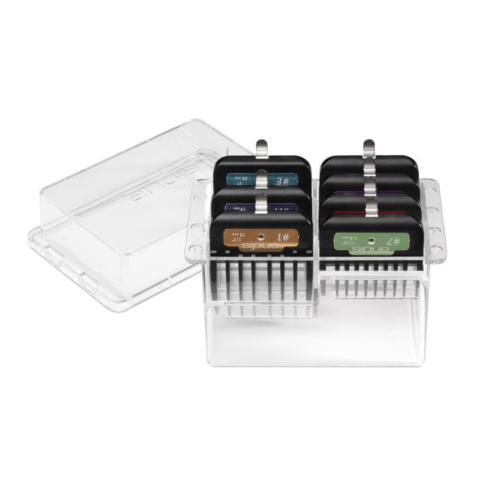 Andis Juego 7 Peines Alzada Universales para Cuchillas UltraEdge y Ceramic Edge nº10 con Estuche, Color Codificado y Medidas 1.5 a 25mm 4 Andis Juego 7 Peines Alzada Universales para Cuchillas UltraEdge y Ceramic Edge nº10 con Estuche, Color Codificado y Medidas 1.5 a 25mm 4