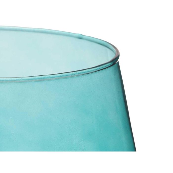 Jarron Cristal Forma Vaso 28Cm Turquesa Giftdecor 3 Jarron Cristal Forma Vaso 28Cm Turquesa Giftdecor 3