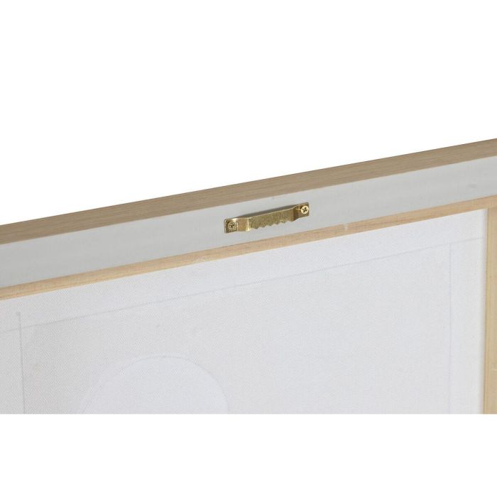 Cuadro Scandi DKD Home Decor Blanco 4.8 x 50 x 40 cm (3 Unidades) 1