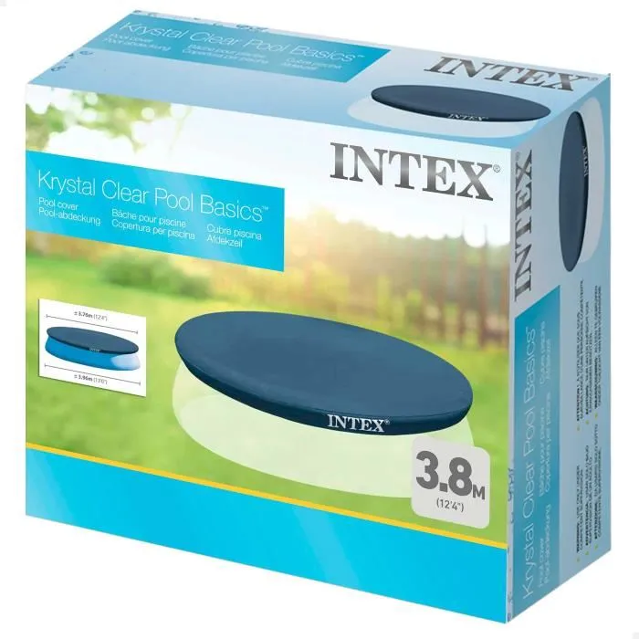 Intex Lona para Piscina Redonda Independiente Ø3.96m Protectora Cubierta Solapa 30cm 4