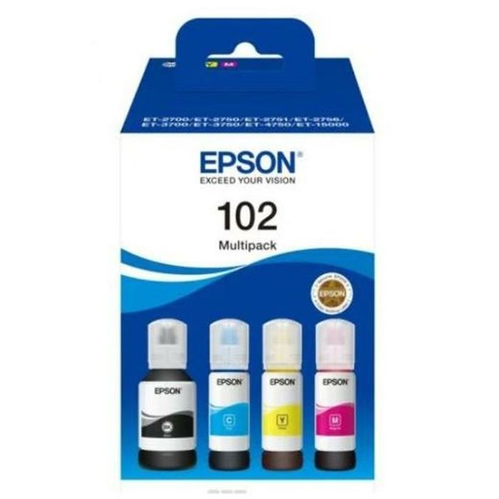 Cartucho de Tinta Original Epson Nº102 Multipack Amarillo (15 Unidades) 1 Cartucho de Tinta Original Epson Nº102 Multipack Amarillo (15 Unidades) 1