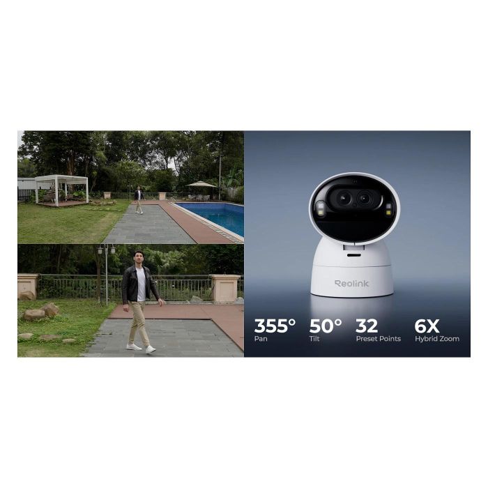 Reolink Argus Series B730 Cámara de Seguridad IP WiFi Inalámbrica Exterior/Interior 4K 8MP Alimentación Batería 11