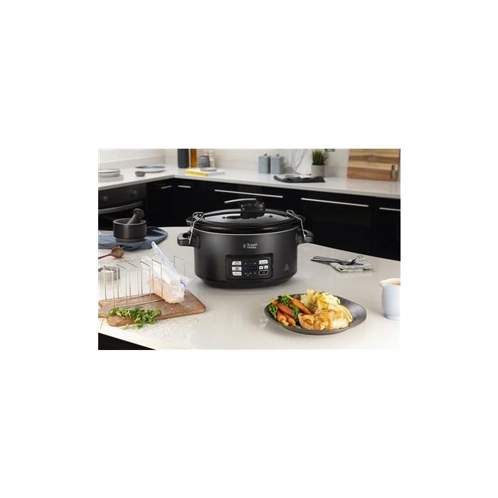 Russell Hobbs 25630-56 Olla de Cocción Lenta al Vacío de Precisión, Hasta Seis Porciones, Ideal para Congelar Comidas Nutritivas 1