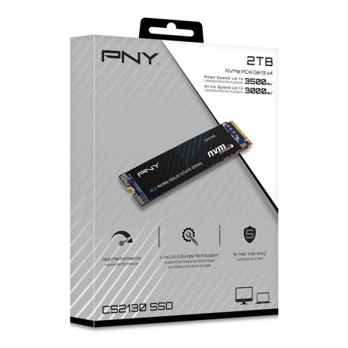 PNY DISCO DURO M2 SSD CS2130 Series PCIe NVMe 2TB 1 PNY DISCO DURO M2 SSD CS2130 Series PCIe NVMe 2TB 1