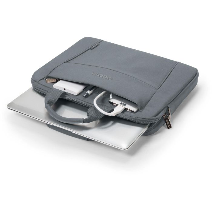 DICOTA Eco Slim Case BASE para Portátil 11-12.5" (27.9-30.5cm) Gris de Poliéster Reciclado con Tirante para Hombro 4 DICOTA Eco Slim Case BASE para Portátil 11-12.5" (27.9-30.5cm) Gris de Poliéster Reciclado con Tirante para Hombro 4