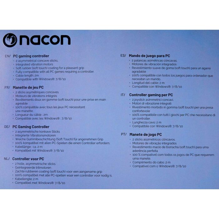Mando Gaming Inalámbrico Nacon PCGC100XF 16 Mando Gaming Inalámbrico Nacon PCGC100XF 16