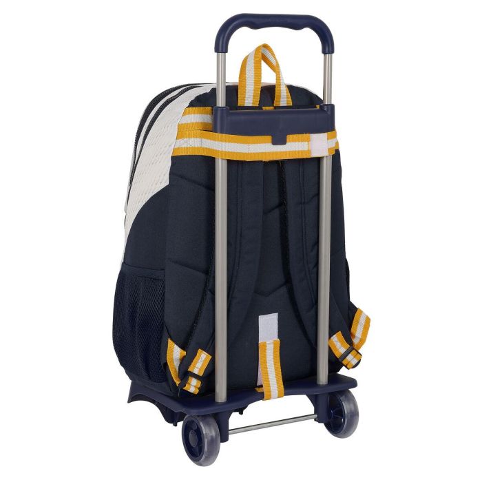 Mochila Escolar con Ruedas Real Madrid C.F. Blanco 32 x 44 x 16 cm 2 Mochila Escolar con Ruedas Real Madrid C.F. Blanco 32 x 44 x 16 cm 2
