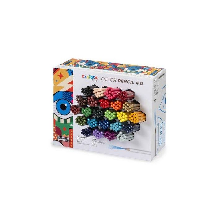 Lapices De Colores Carioca Plus Expositor De 288
