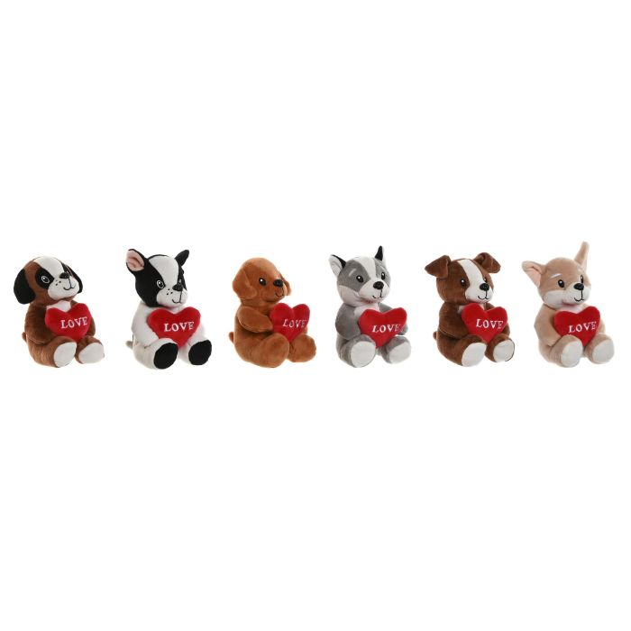Peluche DKD Home Decor Multicolor 8 x 14 x 10 cm (12 Unidades)