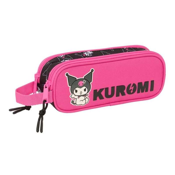 Safta Estuche Portatodo Escolar Doble Kuromi 80x210x60 mm 0 Safta Estuche Portatodo Escolar Doble Kuromi 80x210x60 mm 0