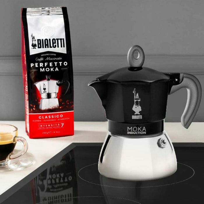 Cafetera Italiana Bialetti 0006934/NP Negro Aluminio 8 Cafetera Italiana Bialetti 0006934/NP Negro Aluminio 8