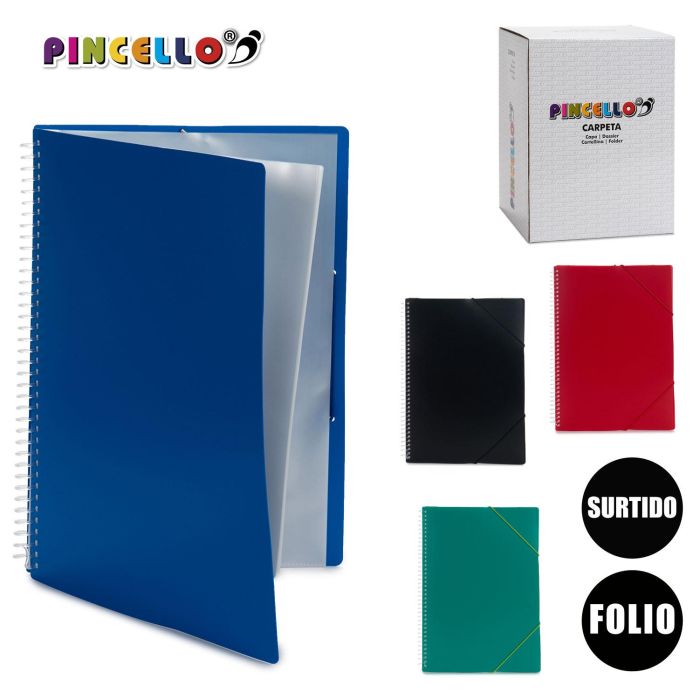Carpeta Anillas 30 Fundas Y Sobre Surtidos Col Pincello 2X33CM (24 Unidades) 3 Carpeta Anillas 30 Fundas Y Sobre Surtidos Col Pincello 2X33CM (24 Unidades) 3